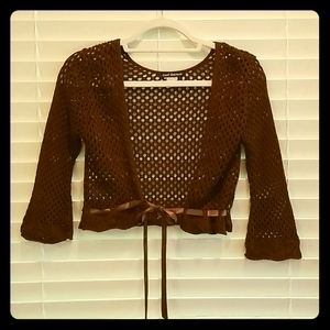 🍯Honeycomb Cropped Sweater